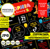 Dave y Ava, cartel de pizarra