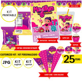 Kit imprimible para el nacimiento de Abby