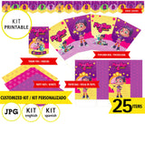 Kit imprimible para el nacimiento de Abby