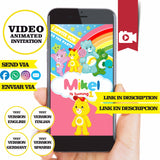 Care bears, Animated video Invitation