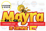 Maya the bee, Personalized logo