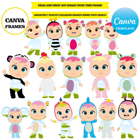 Cry Babies, clipart SVG, PDF vector, PNG (transparent background)