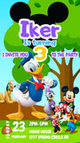 Donald Duck, editable template, Canva editable instant digital download, PDF invitation