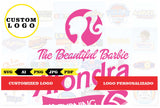 Barbie, Personalized logo