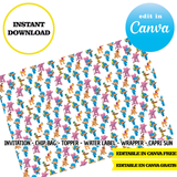 Pocoyo, editable template, CANVA
