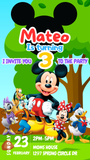 Mickey, editable template, Canva editable instant digital download, PDF invitation