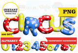 The amazing digital circus, 3D alphabet PNG