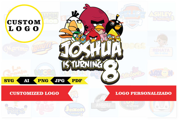Angry Birds, Personalized logo