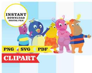 Backyardigans,  images, clipart SVG, PDF, PNG