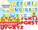 Mickey Mouse, Club House, alphabet, PNG, SVG, PDF files