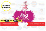 Angelina Ballerina, Personalized logo