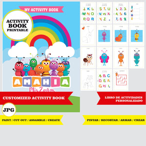 Bichikids, activity book, coloring book