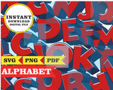 Mickey and the roadster racers alphabet, PNG, SVG, PDF files