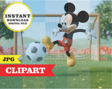 Mickey Mouse CLIPART, JPG -