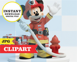 Mickey Mouse CLIPART, JPG -