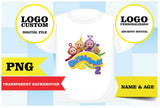 Teletubbies, Personalized logo, T-shirt logo