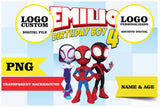 Spidey and his Amazing Friends, Personalized logo, T-shirt logo