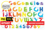 Cocomelon alphabet, SVG, PNG files