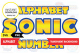 Sonic alphabet, SVG, PNG files