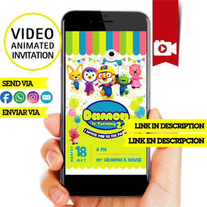 Pororo, Animated Video Invitation