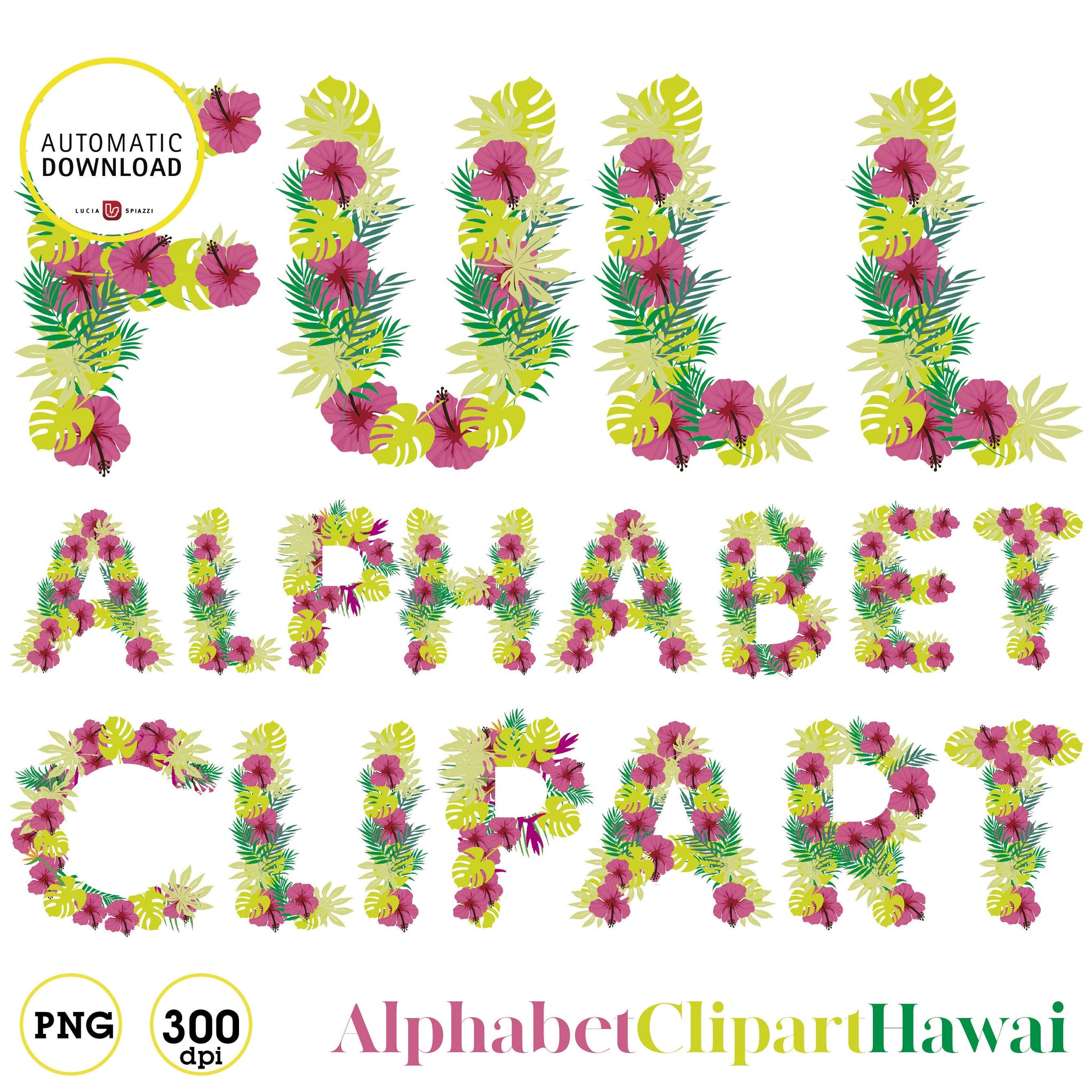 English/Hawaii Alphabet – Honest Fabric