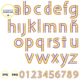 Rainbow alphabet