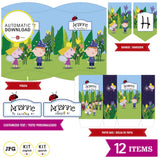 Ben & Holly, printable kit