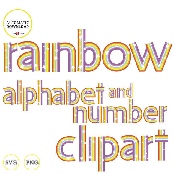 Rainbow alphabet