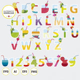 Fruits, alphabet