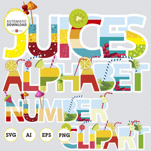 Fruits, alphabet