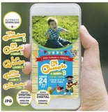 La granja de Zenón, foto invitación digital de la granja de Zenón para enviar por WhattsApp, redes sociales, logo personalizado, JPG