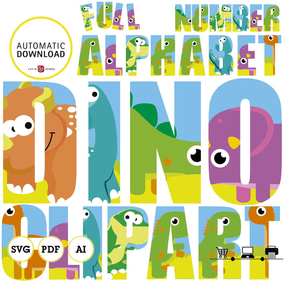 Dinosaur alphabet