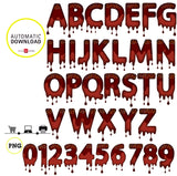 Chocolate melted alphabet