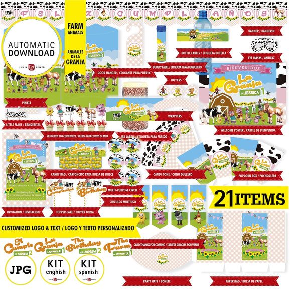 La granja de Zenon Printable kit