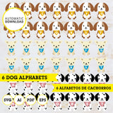 Puppy dogs alphabet