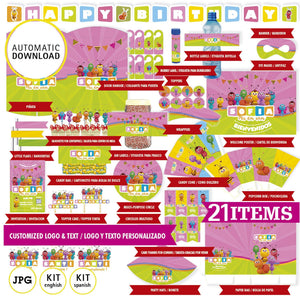 Bichikids, printable kit