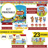 Dave y Ava, printable kit