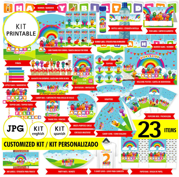 Bichikids, printable kit