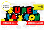 Super Mario, Personalized logo