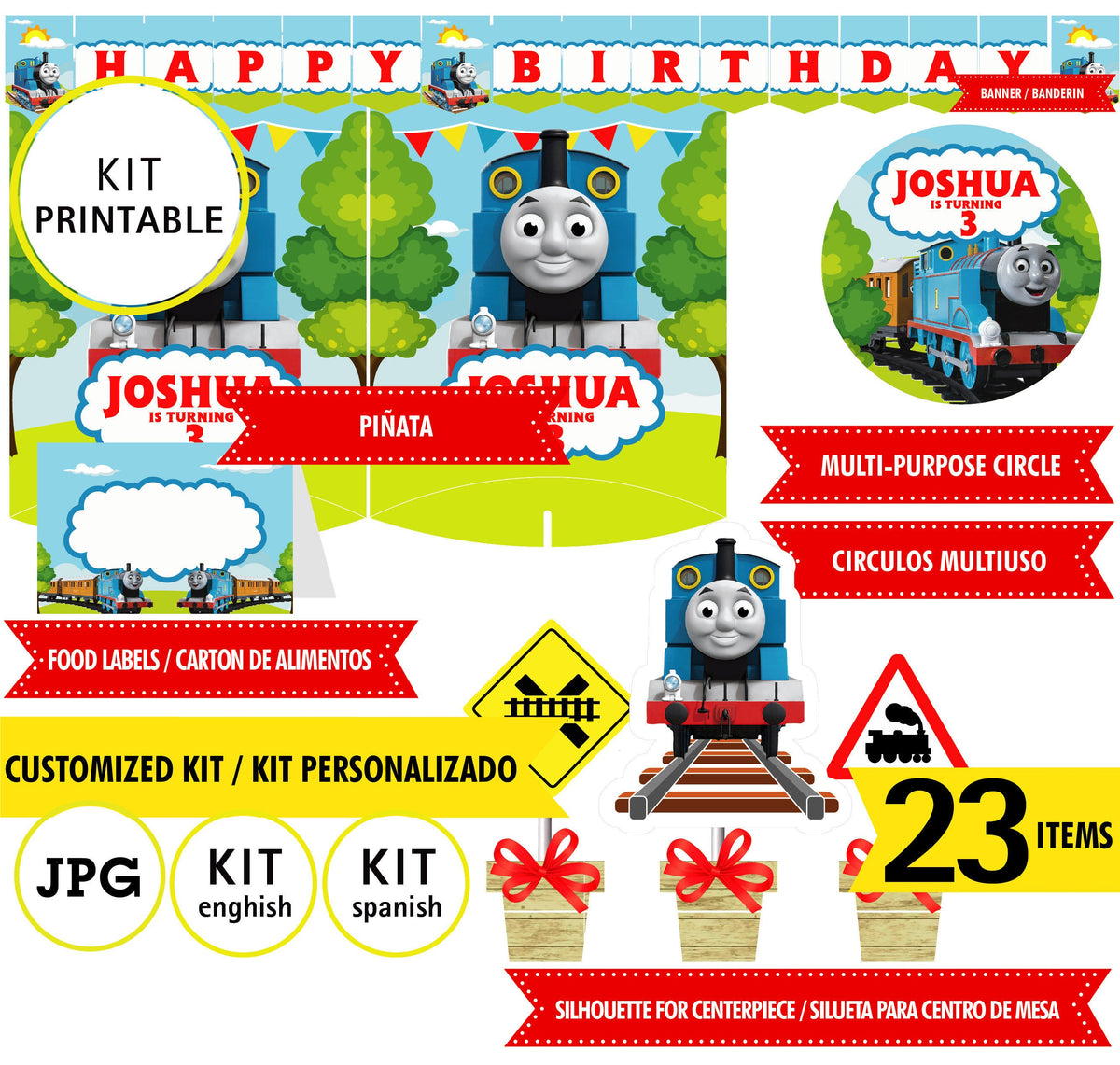 Thomas & Friends, printable kit – Phigraphic