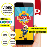 Fireman Sam, Animated Video Invitation