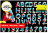 The little mermaid 3D alphabet
