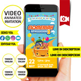 Team umizoomi, Animated video Invitation