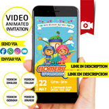 Team umizoomi, Animated video Invitation