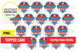 Paw patrol, printable topper cake