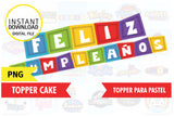 Pocoyo, printable topper cake